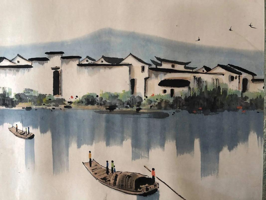 吴冠中江南水乡画集｜每日一画｜18幅精选 文/吴惠良-长江网