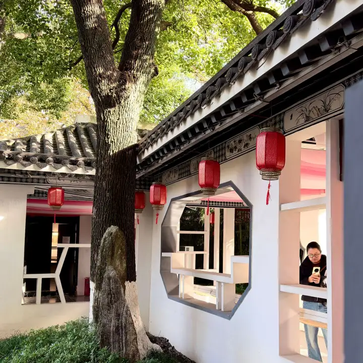 #紫阳湖园林一隅#