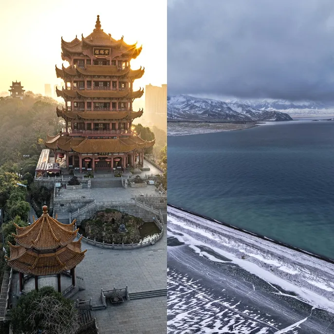 早上黄鹤楼，下午赛里木湖，南航“冰雪快线”已就位