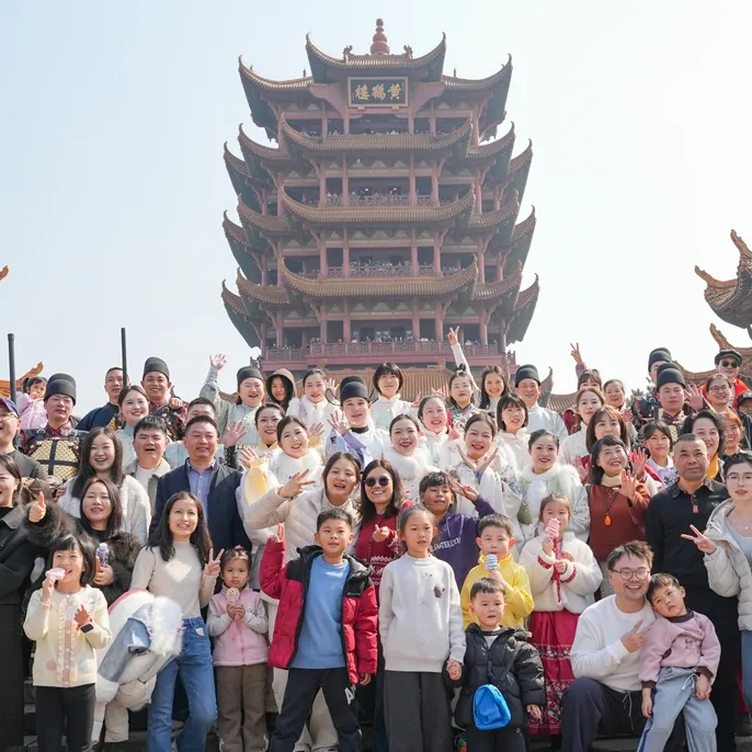 黄鹤楼全员古装上岗，邀你春节假期来玩“穿越”